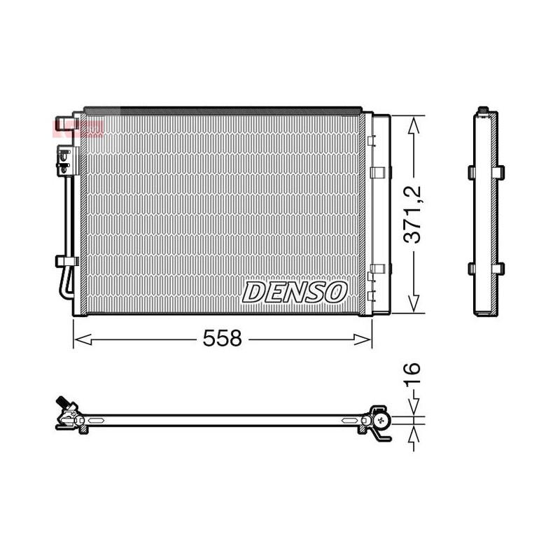 CONDENSEUR HYUNDAI I20