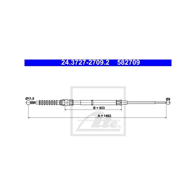 CABLE DE FREIN A MAIN