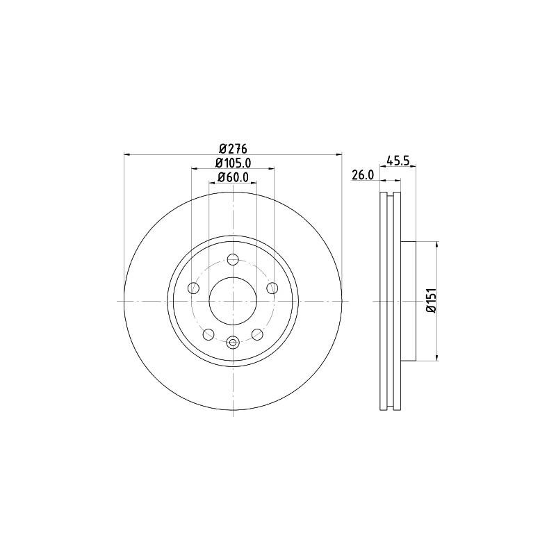 54989PRO DISQUE FRE - PRIX UNIT.CAR