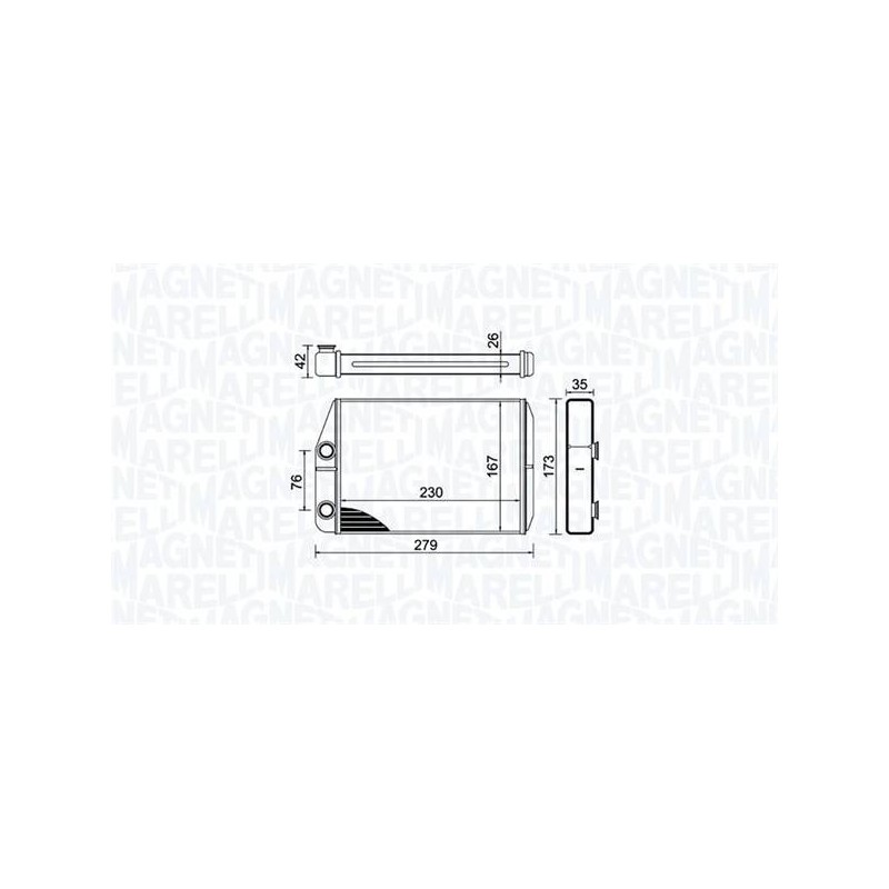 RADIATEUR CHAUFFAGE FIAT DUCATO