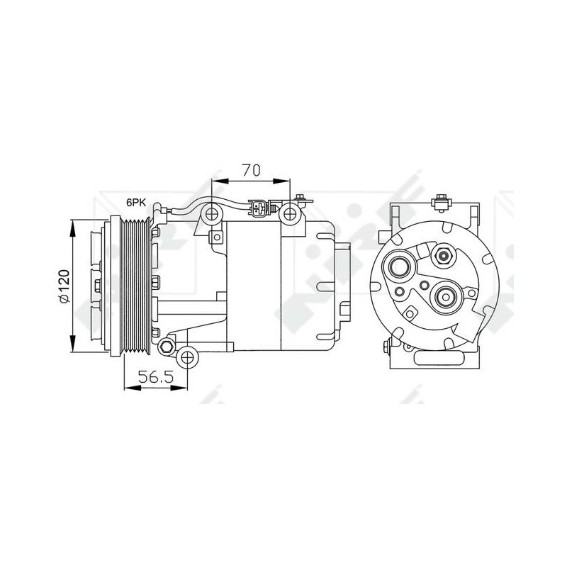 COMP VOLVO V50 2.0D 04- COMPRESSORS