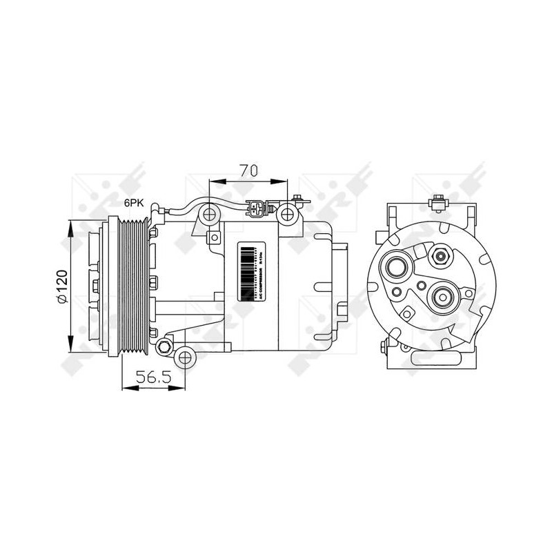 COMP VOLVO V50 2.0D 04- COMPRESSORS