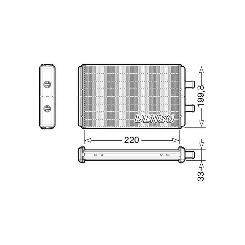 RADIATEUR DE CHAUFFAGE DENSO