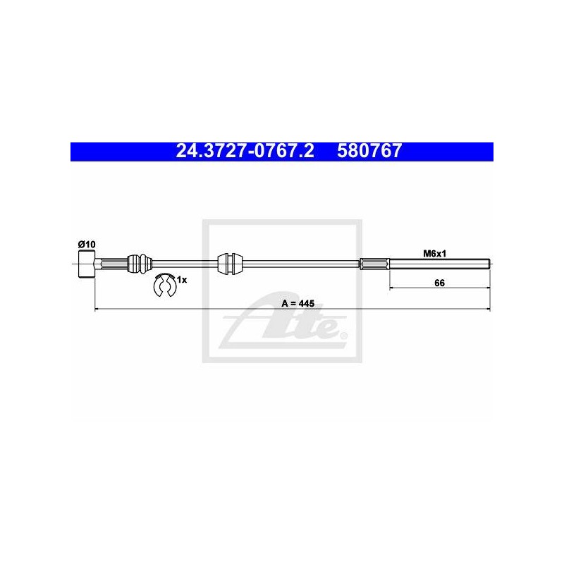 CABLE DE FREIN A MAIN