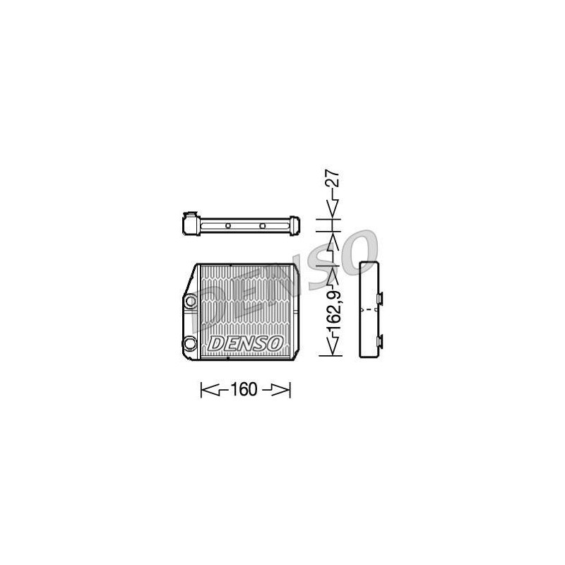 RADIATEUR DE CHAUFFAGE DENSO