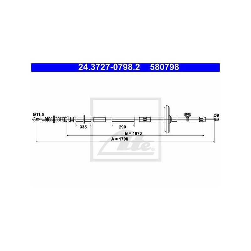 CABLE DE FREIN A MAIN