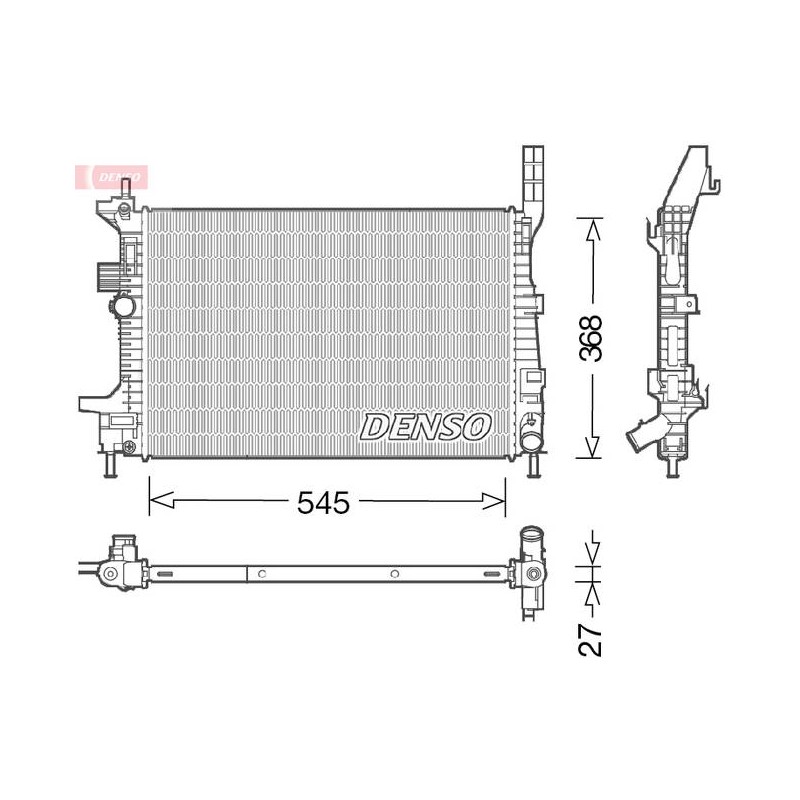 RAD. EAU FORD FOCUS III 12 /C-MAX 1