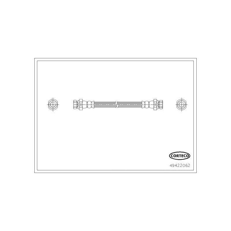 FLEXIBLE DE FREIN MITSUBISHI 362