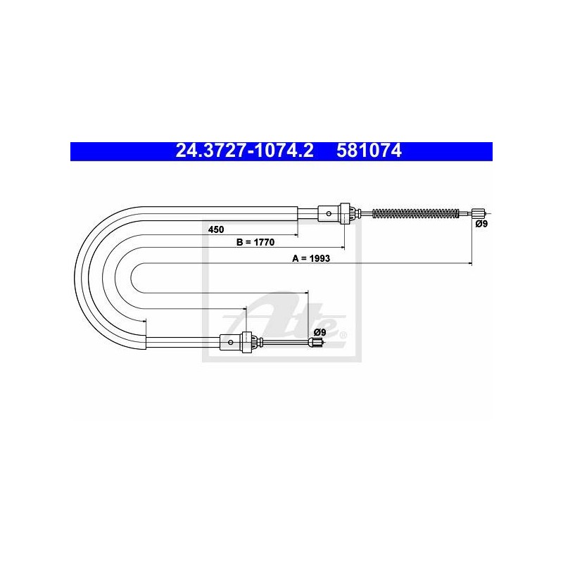 CABLE DE FREIN A MAIN