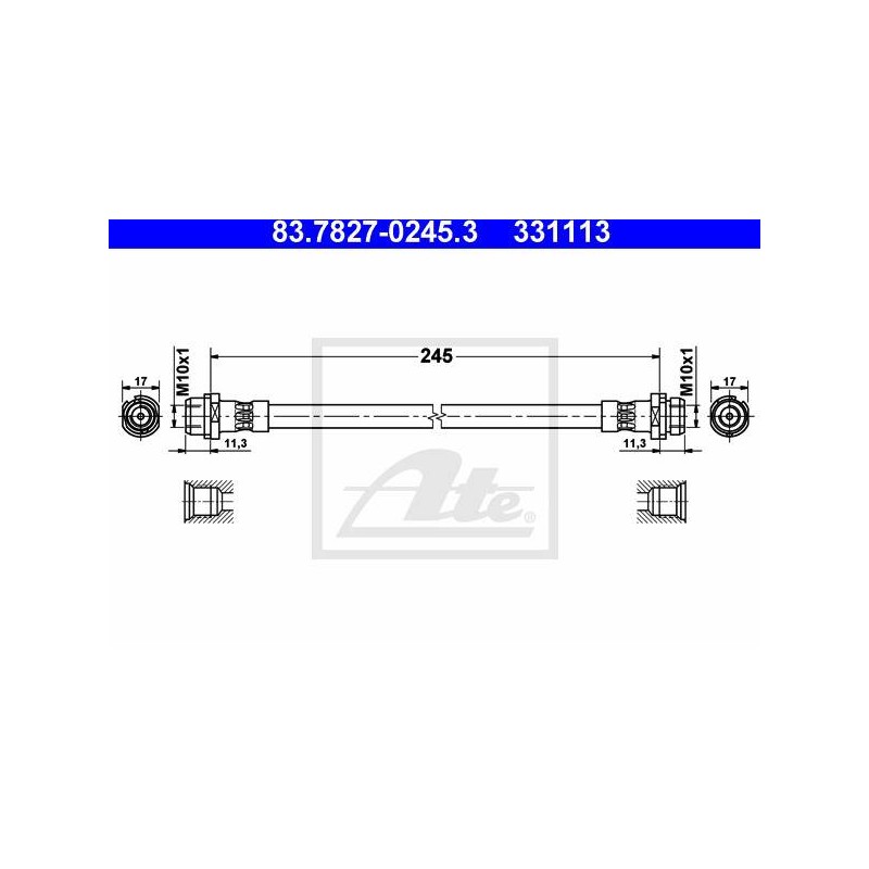 FLEXIBLE DE FREIN / EMBRAYAGE