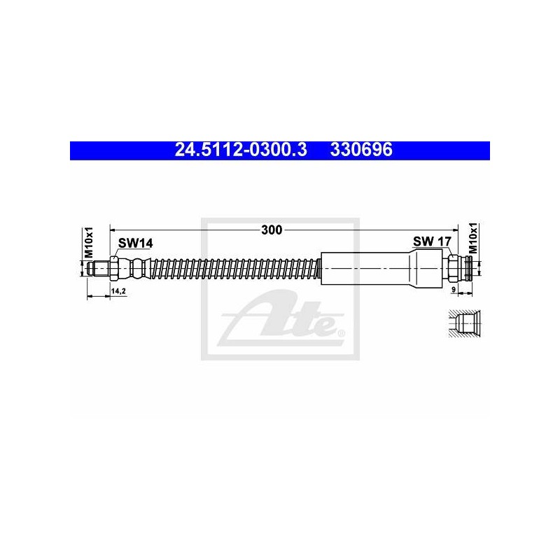 FLEXIBLE DE FREIN / EMBRAYAGE