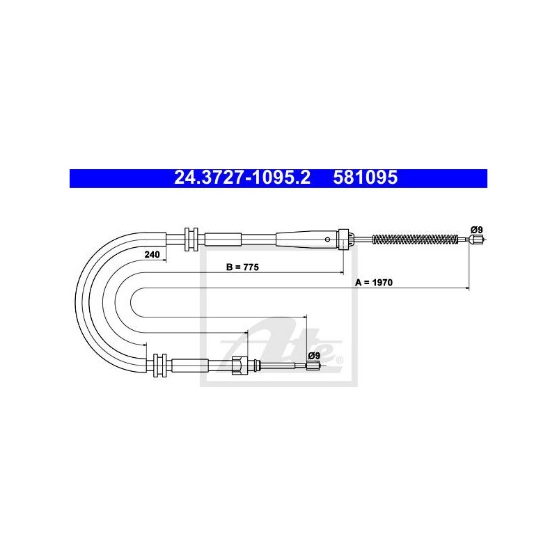 CABLE DE FREIN A MAIN