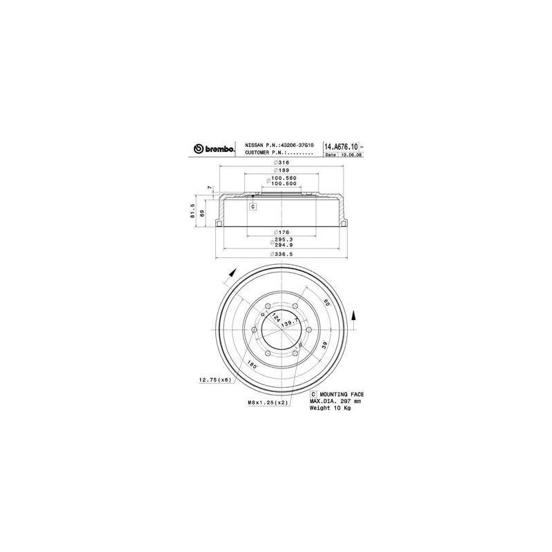 TAMBOUR DE FREIN