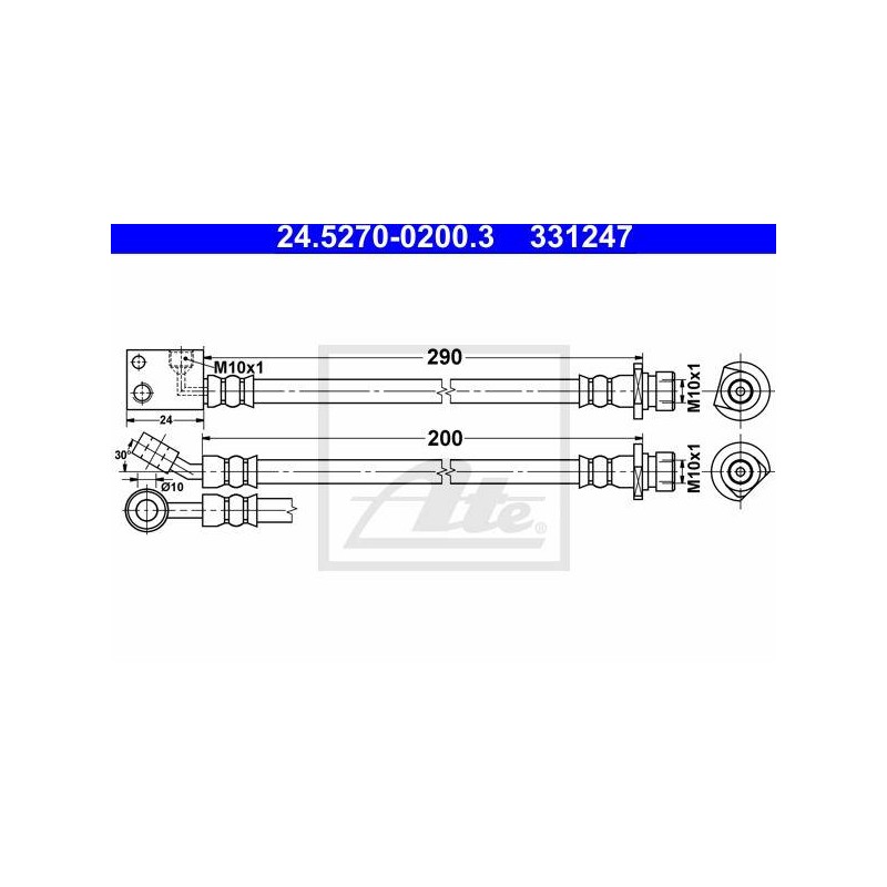 FLEXIBLE DE FREIN / EMBRAYAGE