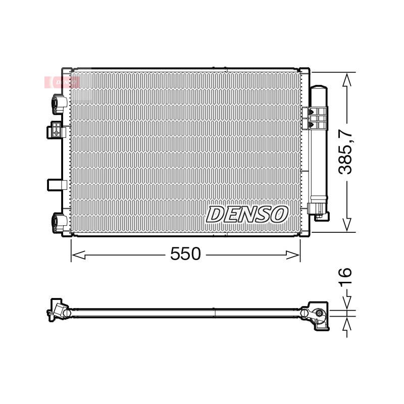 CONDENSEUR FORD C-MAX