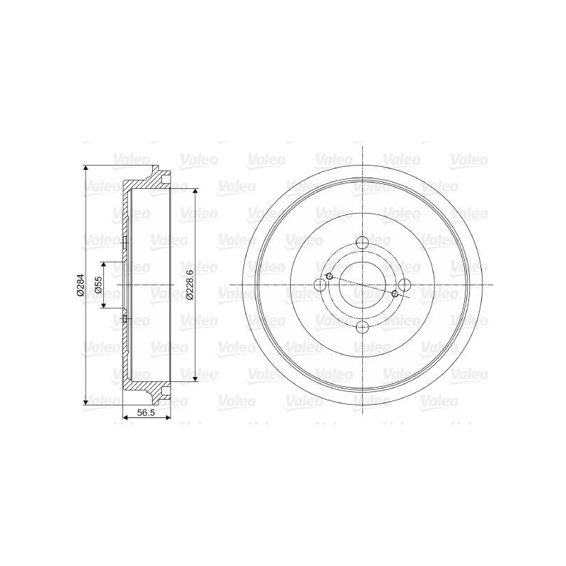 TAMBOUR FR TOY YARIS II (P9)/III (P