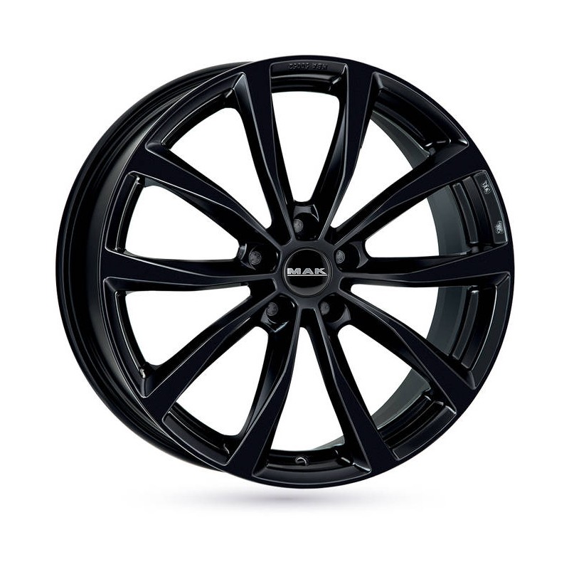 WOLF 19X8 5T100 ET35 CB72 NOIR BRILLANT