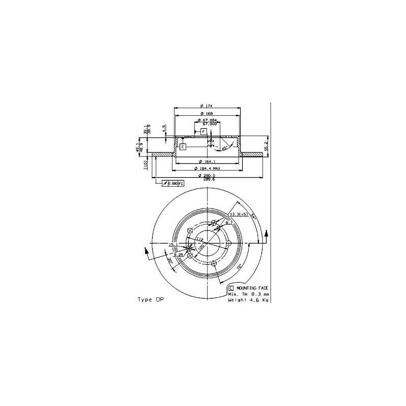 DISQUE DE FREIN MAX