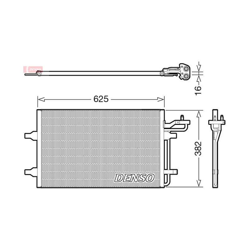 CONDENSEUR VOLVO C30/S40 II/V50