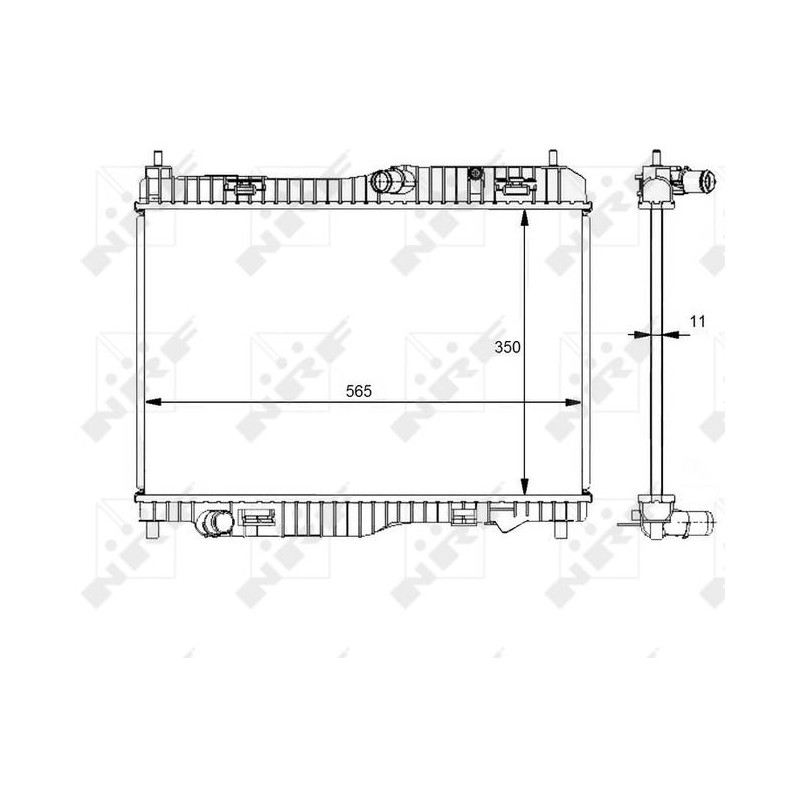 RAD FORD FIESTA 1.0 09- RADIATORS A