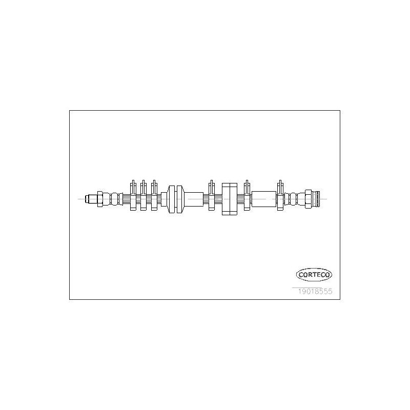 FLEXIBLE DE FREIN FIAT CROMA-LAN