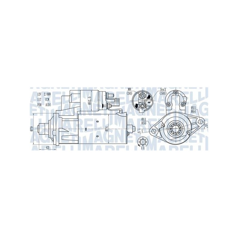 DEMARREUR EQ POUR VW TIGUAN/TOURAN