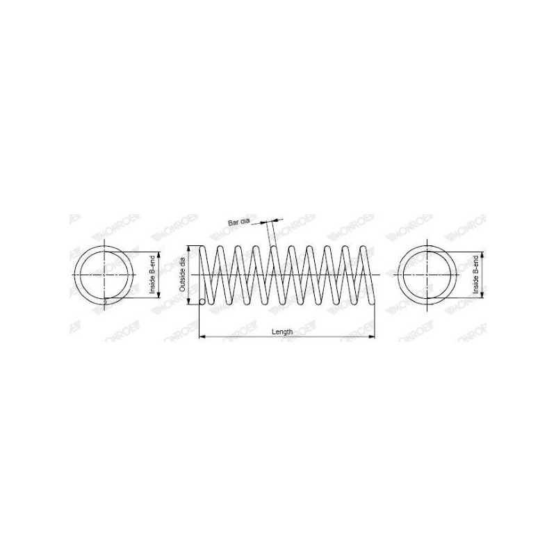 RESSORT AV MITSUBISHI GALANT/SIGMA