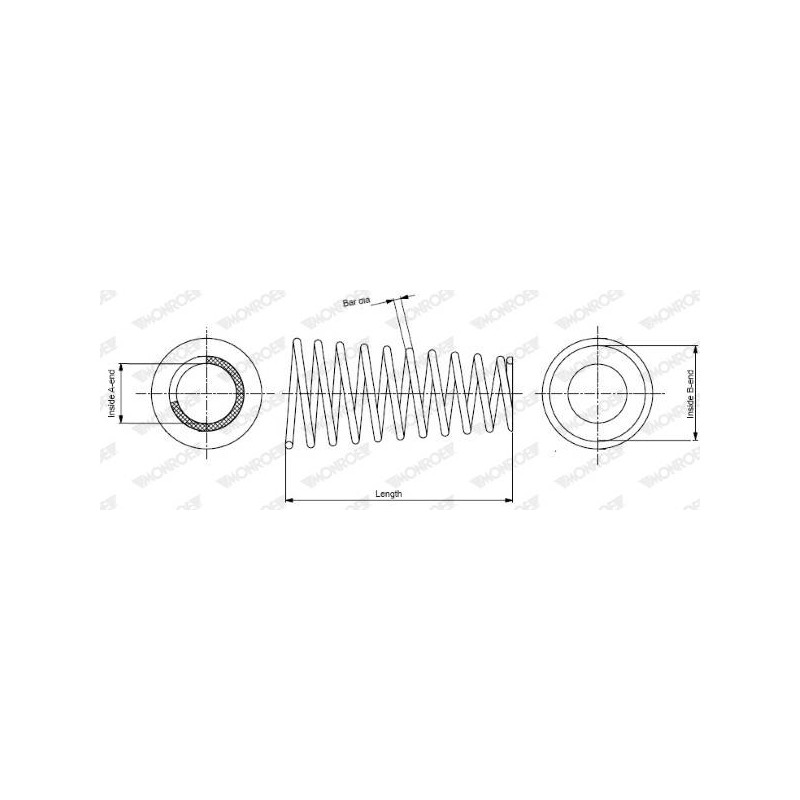 RESSORT AV MAZDA 323 6 89-8 94