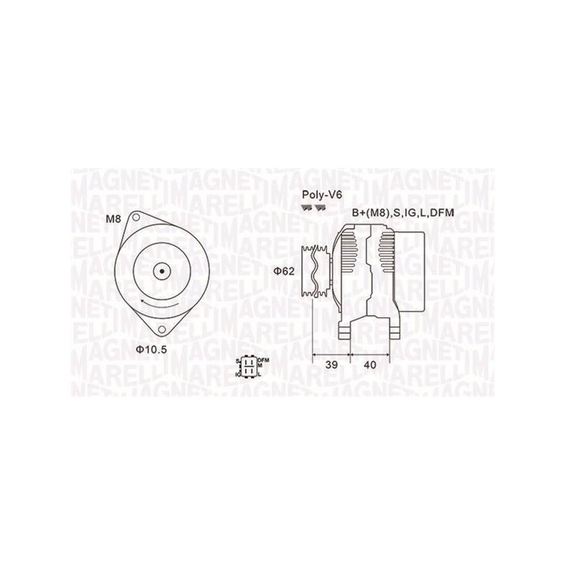 ALT EQ POUR TOYOTA AURIS/COROLLA