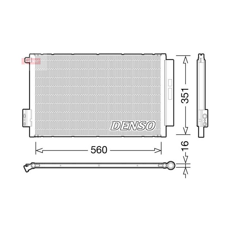 CONDENSEUR FIAT 500L