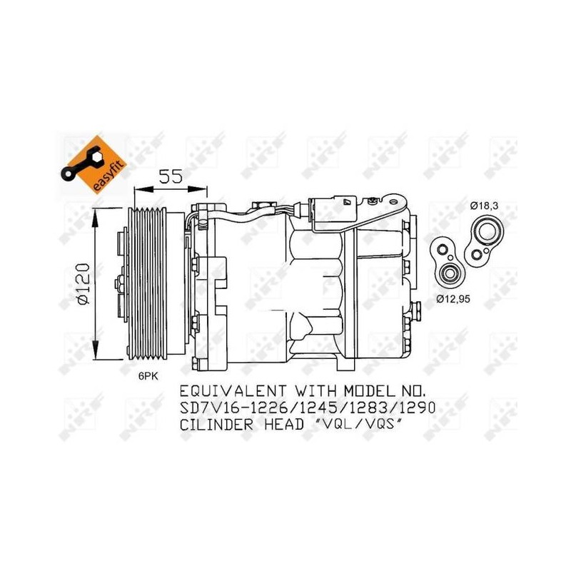 COMP FORD GALAXY 1.9D 95- COMPRESSO