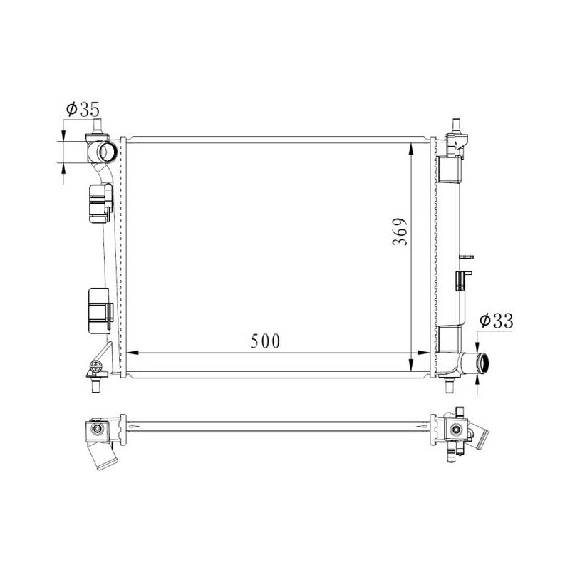 RAD HYUNDAI I20 1.2 15- RADIATORS A