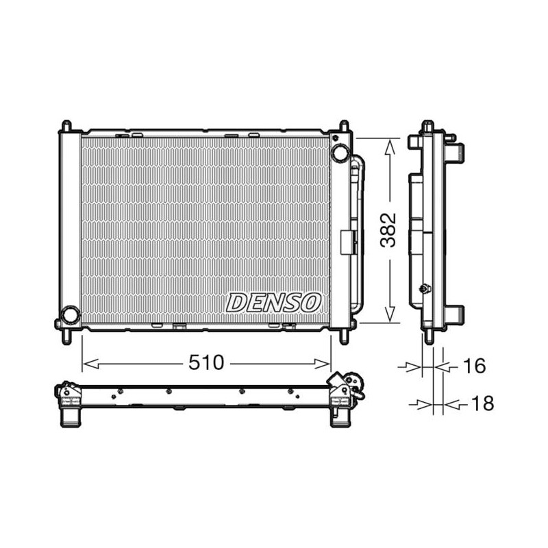 MODULE RAD. EAU/CONDENSEUR RENAULT