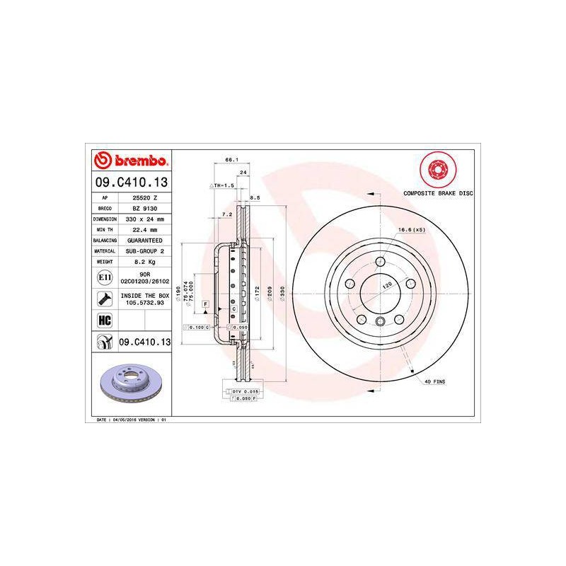 DISQUE PREMIUM COMPOSITE