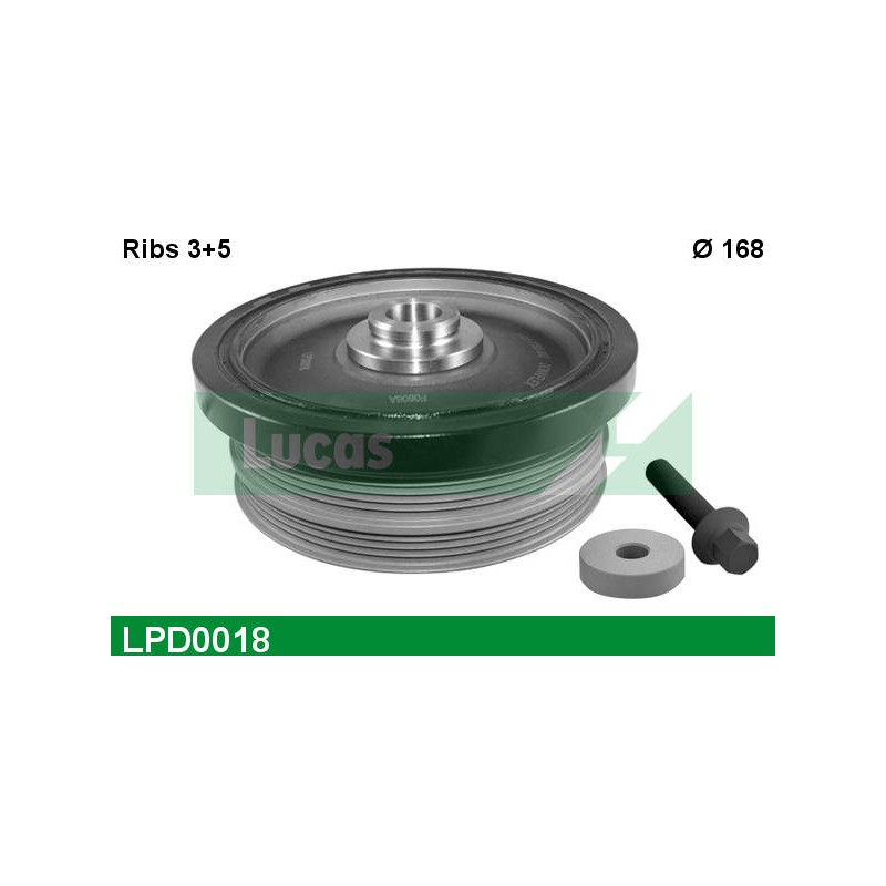 LUCAS DAMPER PULLEY WITH SCREW - FERMEE