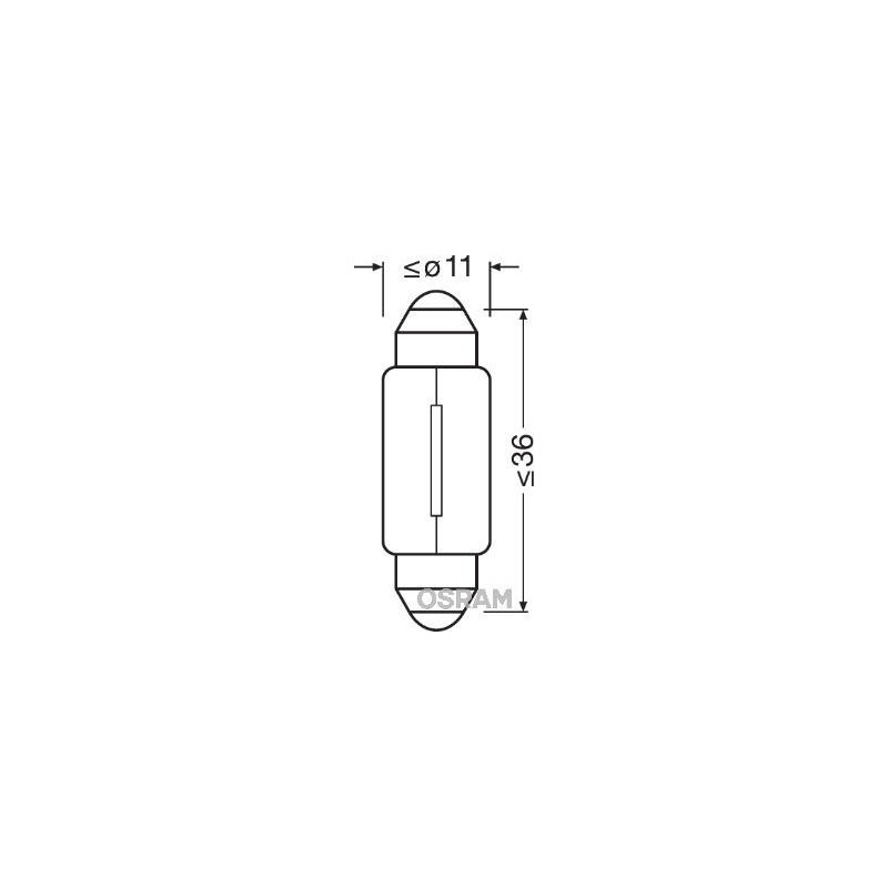 ORIGINAL BASE 36MM 10W SV8.5-8 12V