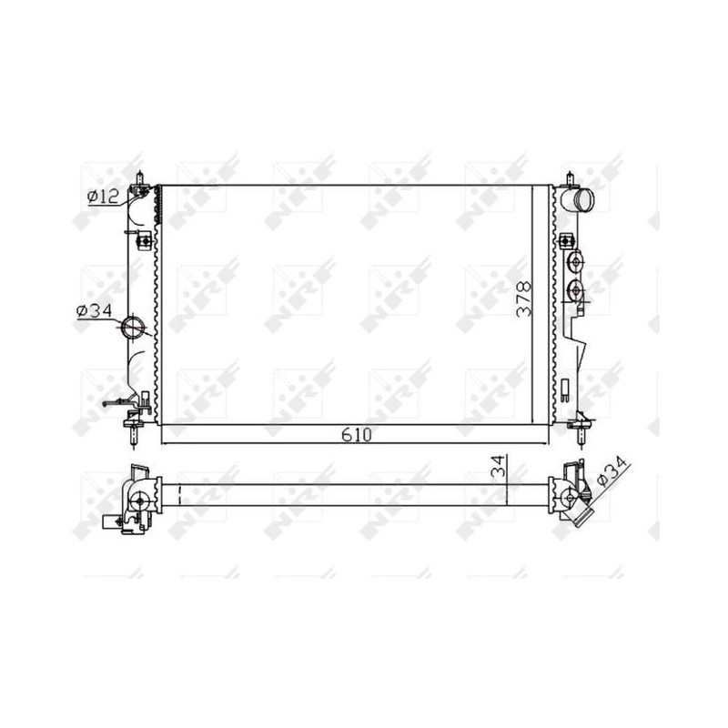 RAD OPEL VECTRA 2.0D 96- RADIATORS