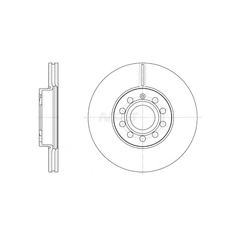 DISQUE DE FREIN AVANT