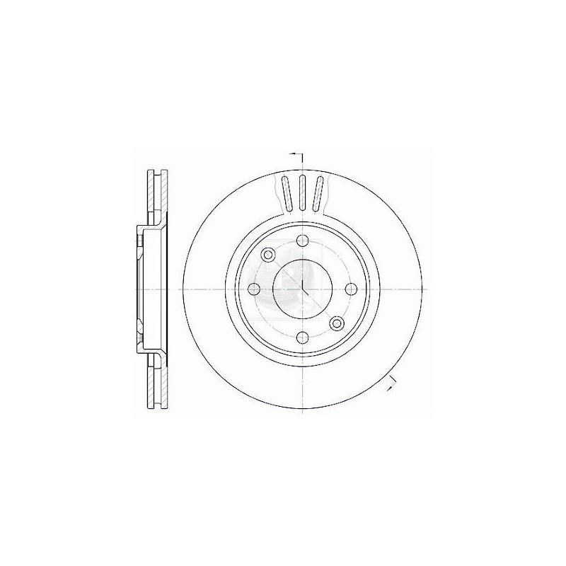 DISQUE DE FREIN AVANT