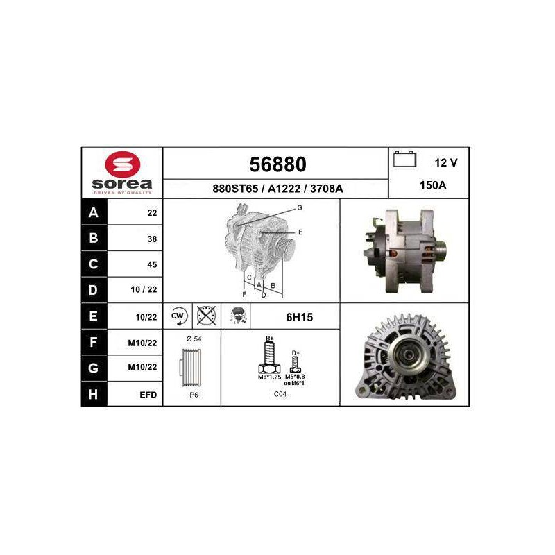 ALTERNATEUR VL / C5 3.0 I V6