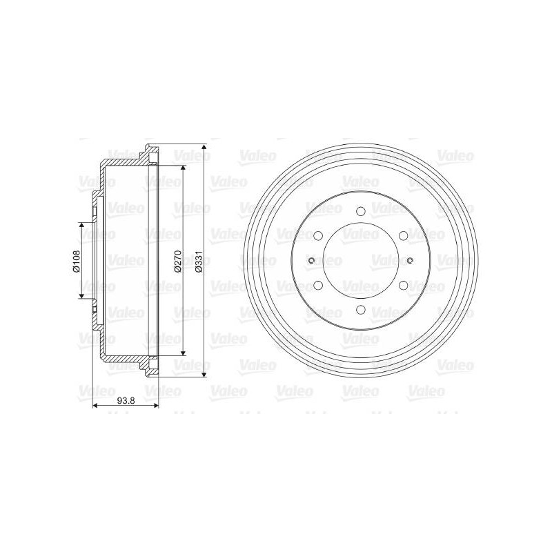 TAMBOUR FR MITSUBISHI L200