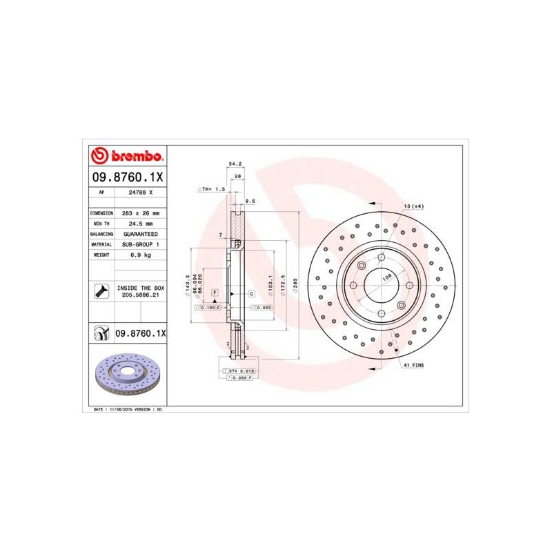 DISQUE DE FREIN XTRA