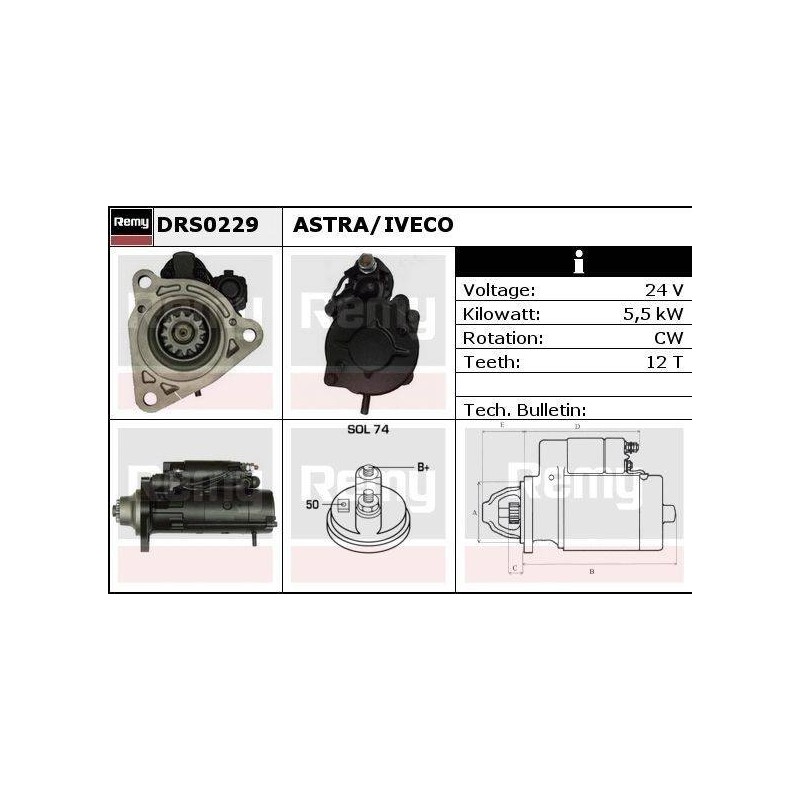 DEMARREUR - REMY REMANUFACTURED - A