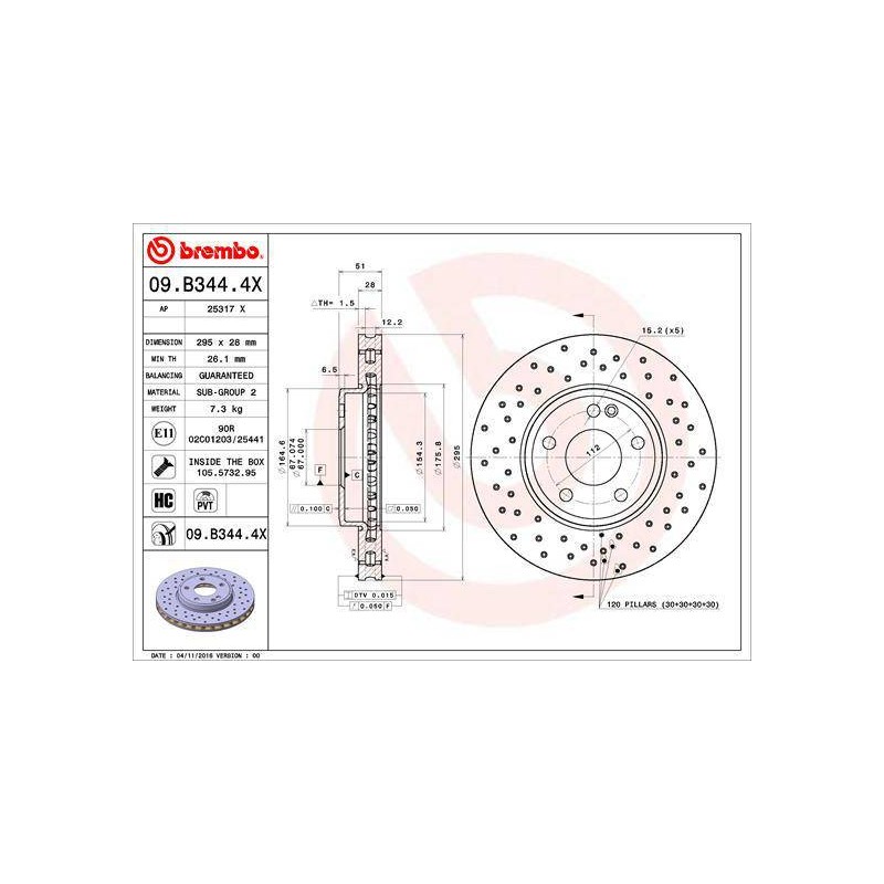 DISQUE DE FREIN XTRA