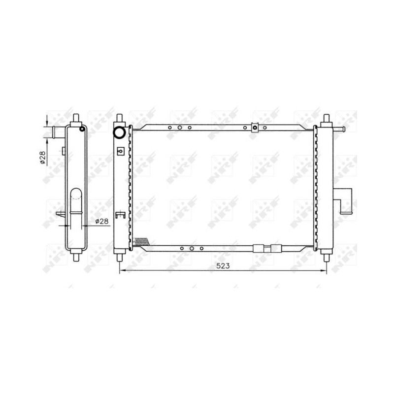 RAD DAEWOO MATIZ 0.8 98- RADIATORS