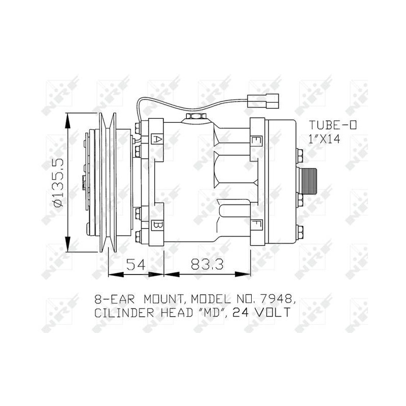 COMP IVECO EUROCARGO 91- COMPRESSOR