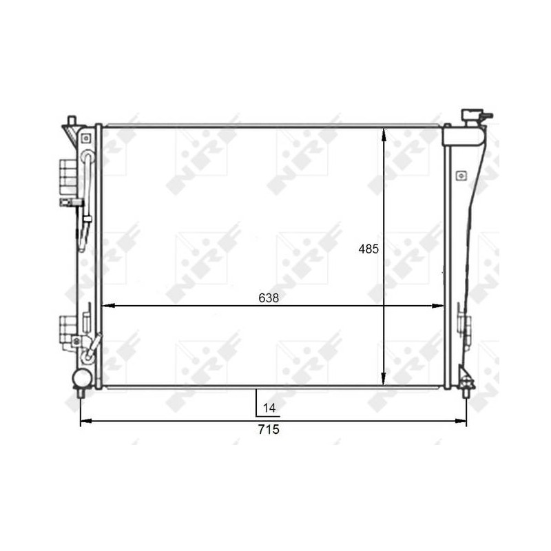 RAD HYUNDAI I40 2.0 12- RADIATORS A