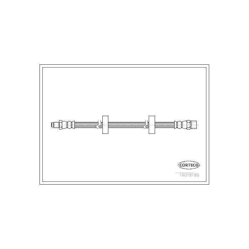 FLEXIBLE DE FREIN AUDI-SEAT-VOLK