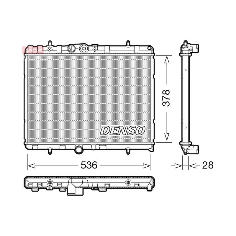 RAD. EAU CIT C2/C3-PEU 107/207