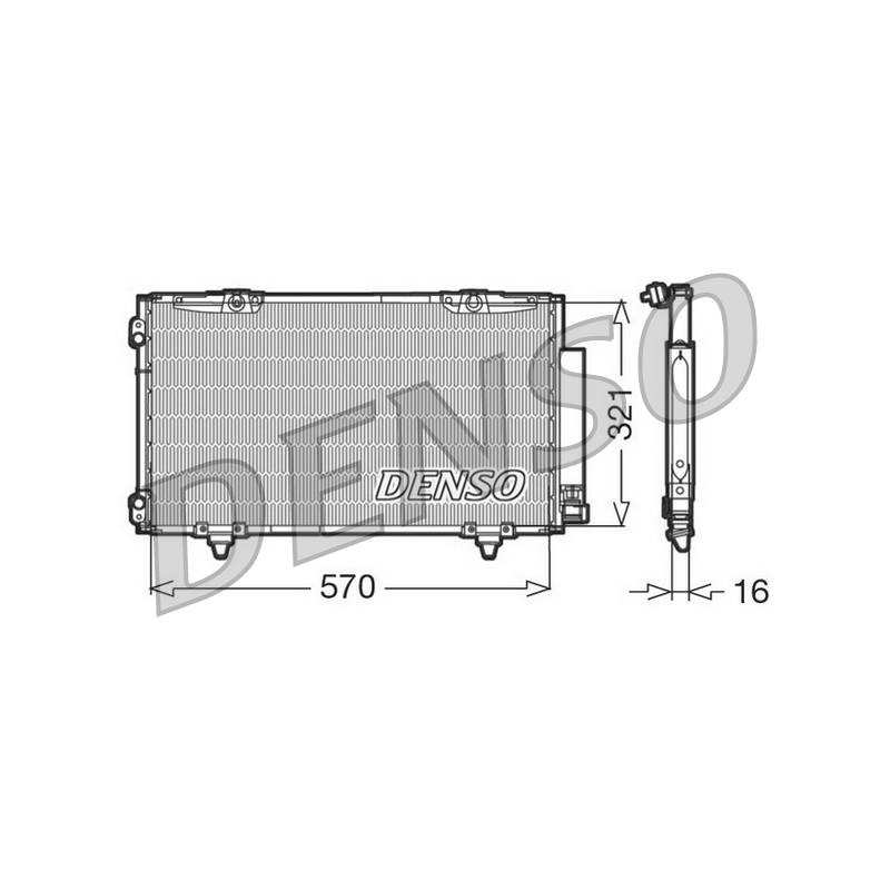 CONDENSEUR TOY AVENSIS